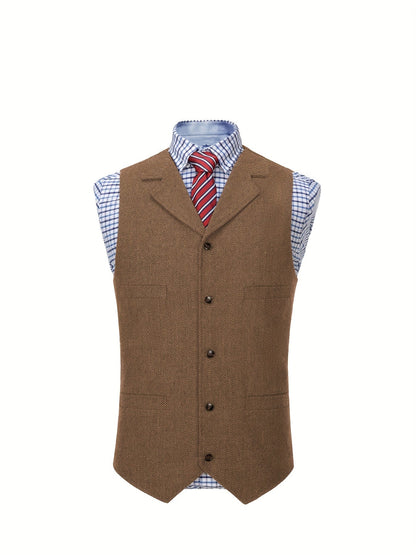 Colton | Heritage Herringbone Vest 2