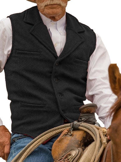 Colton | Heritage Herringbone Vest 6