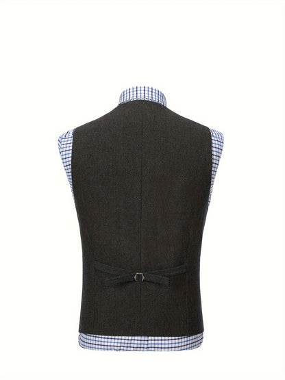Colton | Heritage Herringbone Vest 7