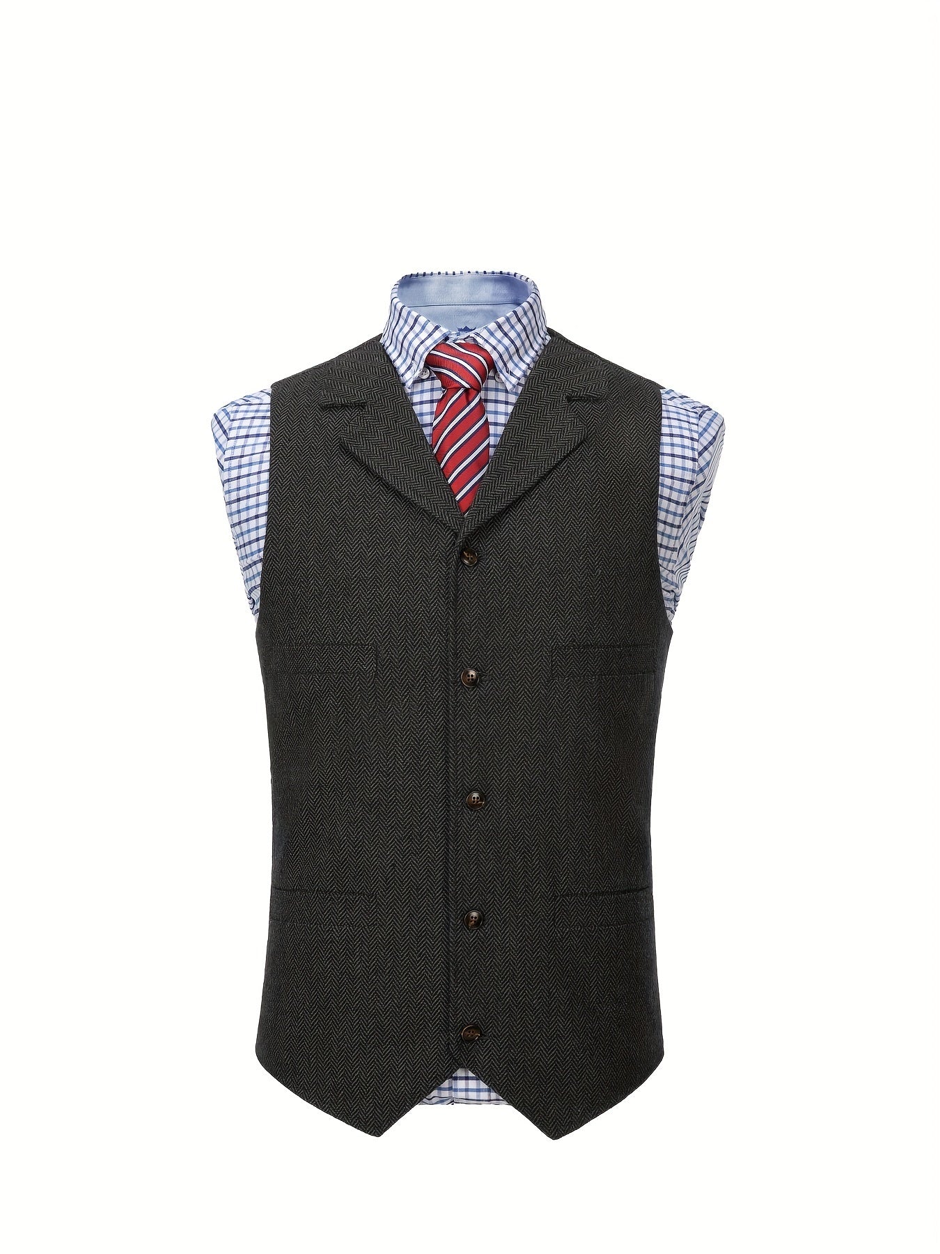 Colton | Heritage Herringbone Vest 8