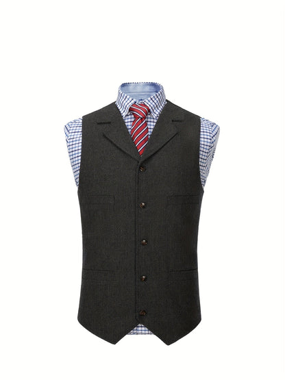 Colton | Heritage Herringbone Vest 8