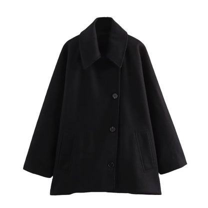 Cordula | Women's Short Turn-Down Collar Button Jacket 6