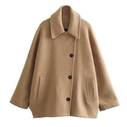 Cordula | Women's Short Turn-Down Collar Button Jacket 7