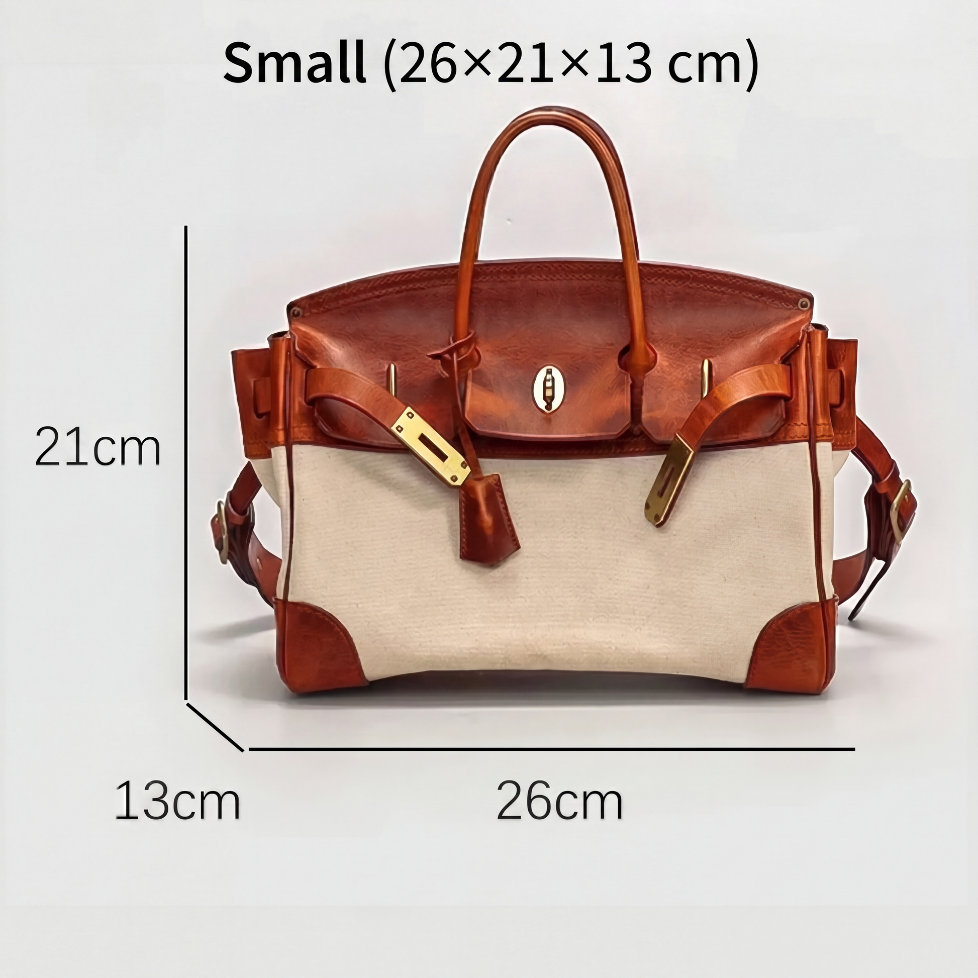 Dali Weekend Bag | Top Grain Leather, Spill Resistant Canvas 1