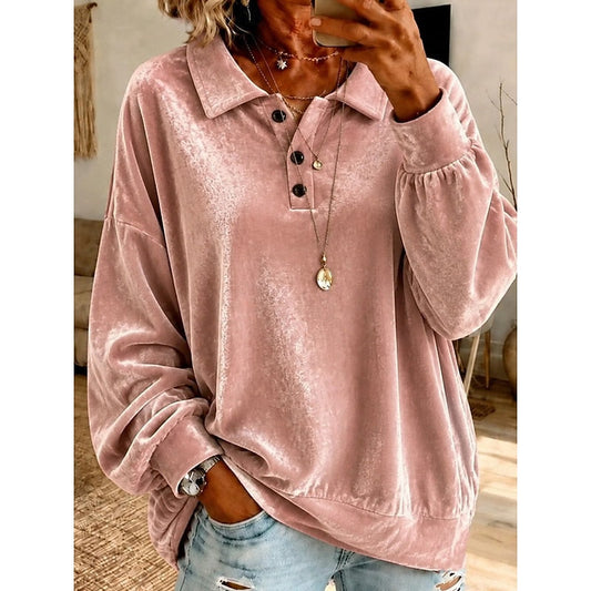 Darcy | Relaxed Collared Pullover 0