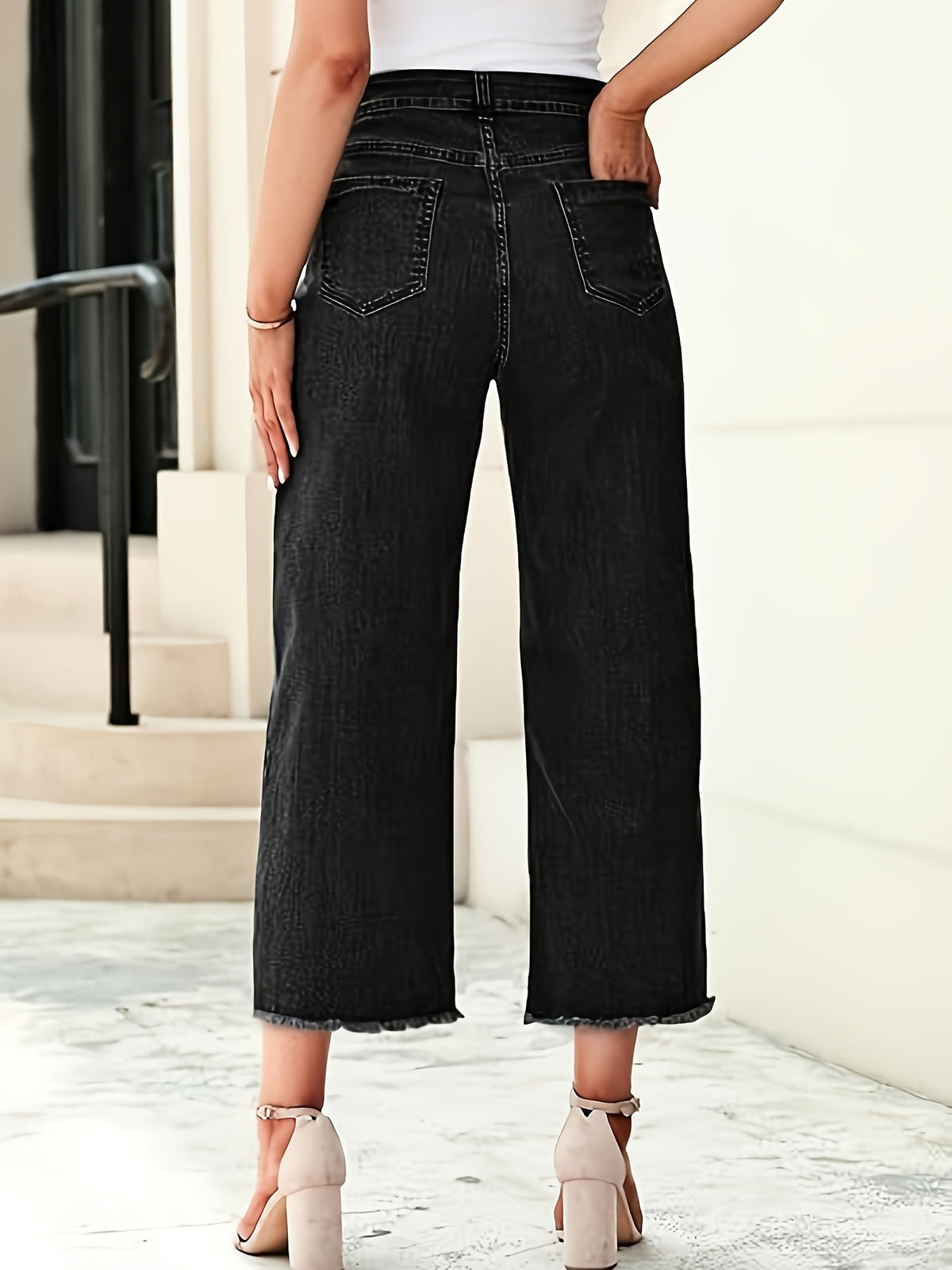 Denise | Tailored Cropped Straight-Leg Jeans 8