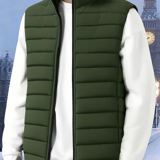 Donovan | Quilted Stand-Collar Vest 0