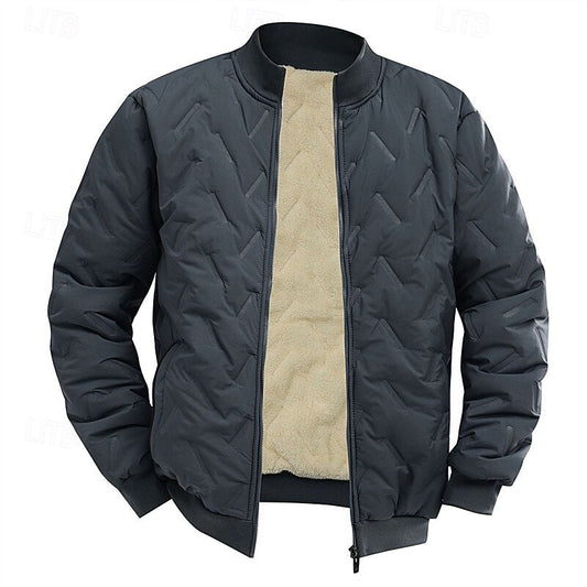 Douglas | Textured Quilted Bomber Jacket 0