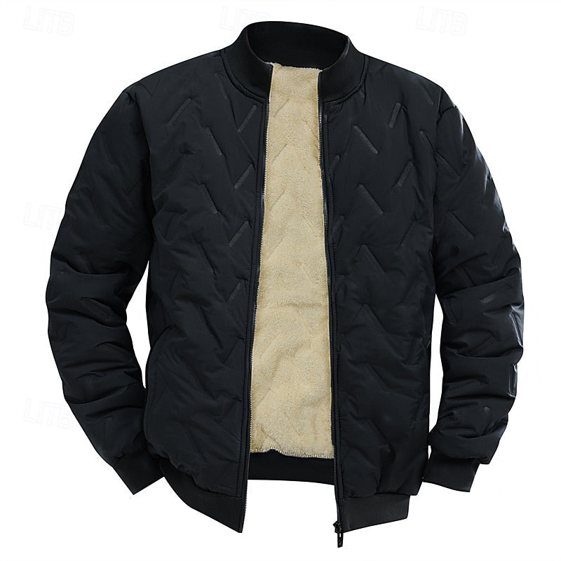 Douglas | Textured Quilted Bomber Jacket 3