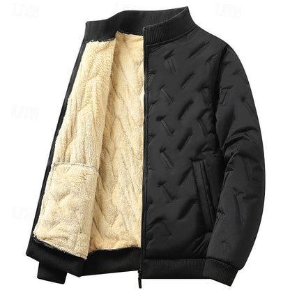 Douglas | Textured Quilted Bomber Jacket 4