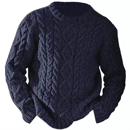 Ellis | Cable Knit Crew Neck Sweater 4