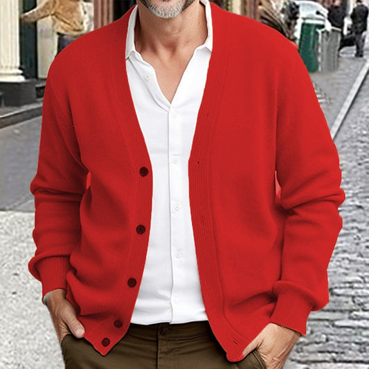 Emerson | Refined V-Neck Cardigan 0