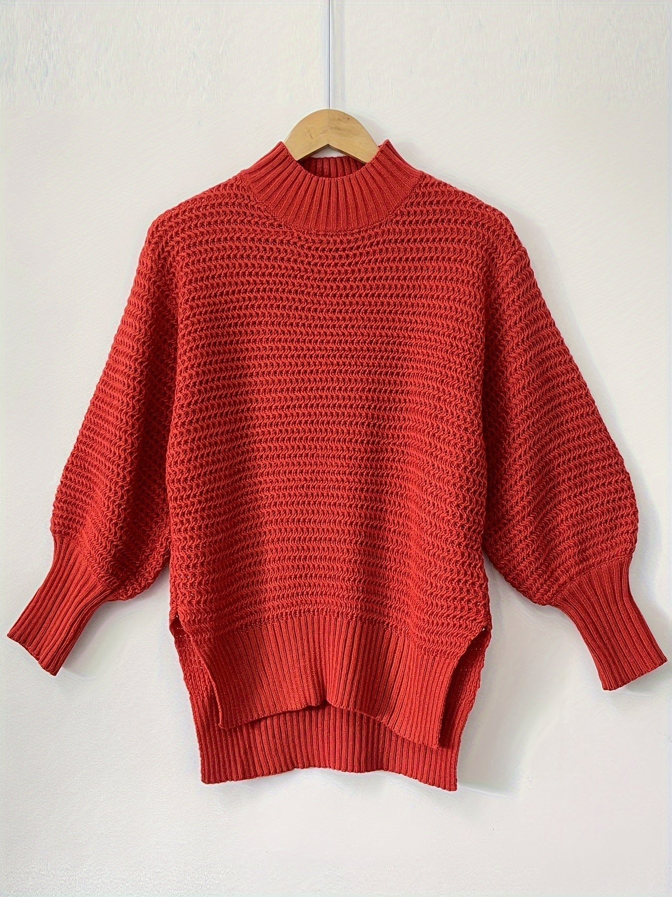 Evangeline | Textured High-Low Sweater 2