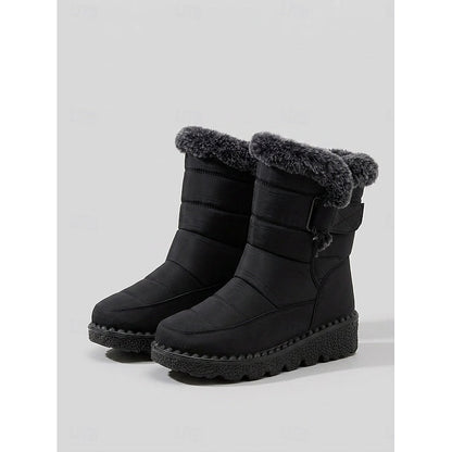 Greta | Cozy Fur-Trimmed Winter Snow Boots 0