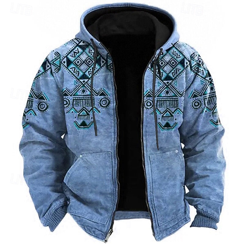 Holden | Heritage Patterned Hooded Jacket 1