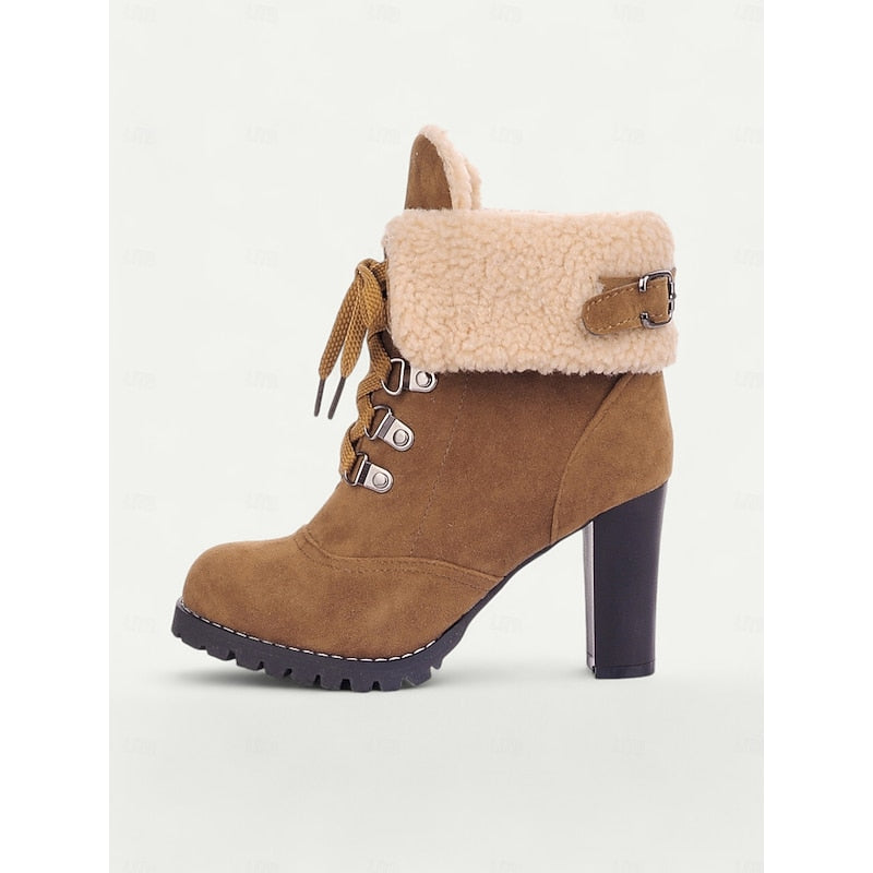Ingram | Fur-Trimmed Lace-Up Winter Boots 5