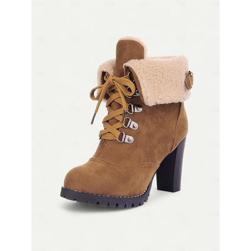Ingram | Fur-Trimmed Lace-Up Winter Boots 6