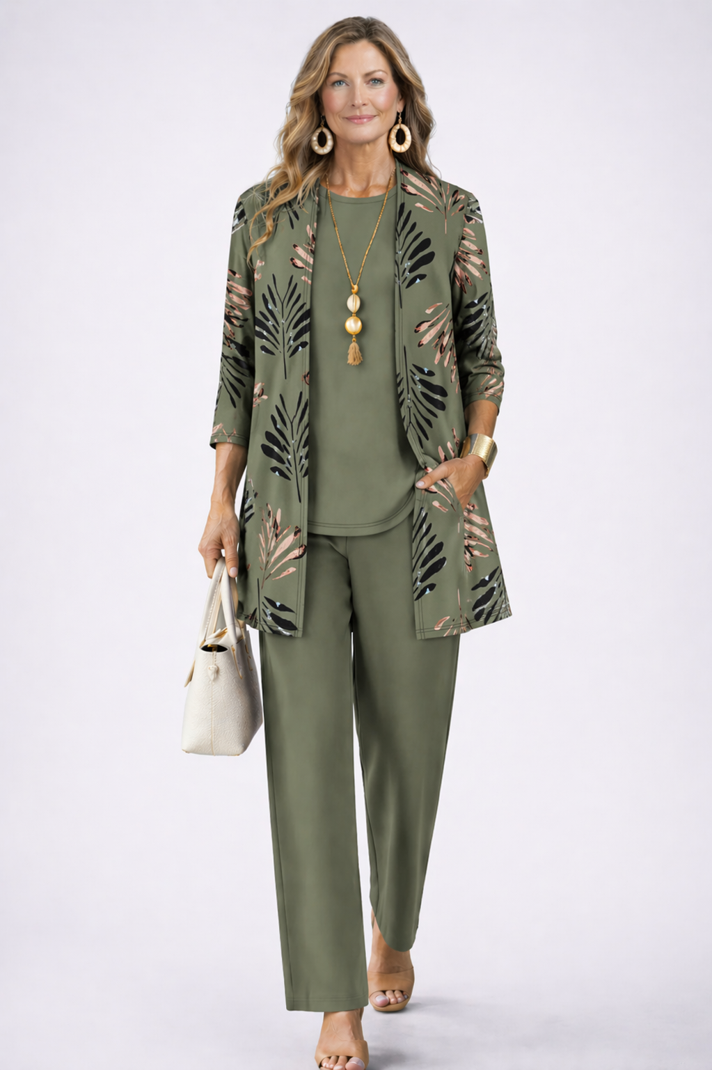 Iris 3-Piece Set | Relaxed Fit, Lightweight, Printed Trousers 1