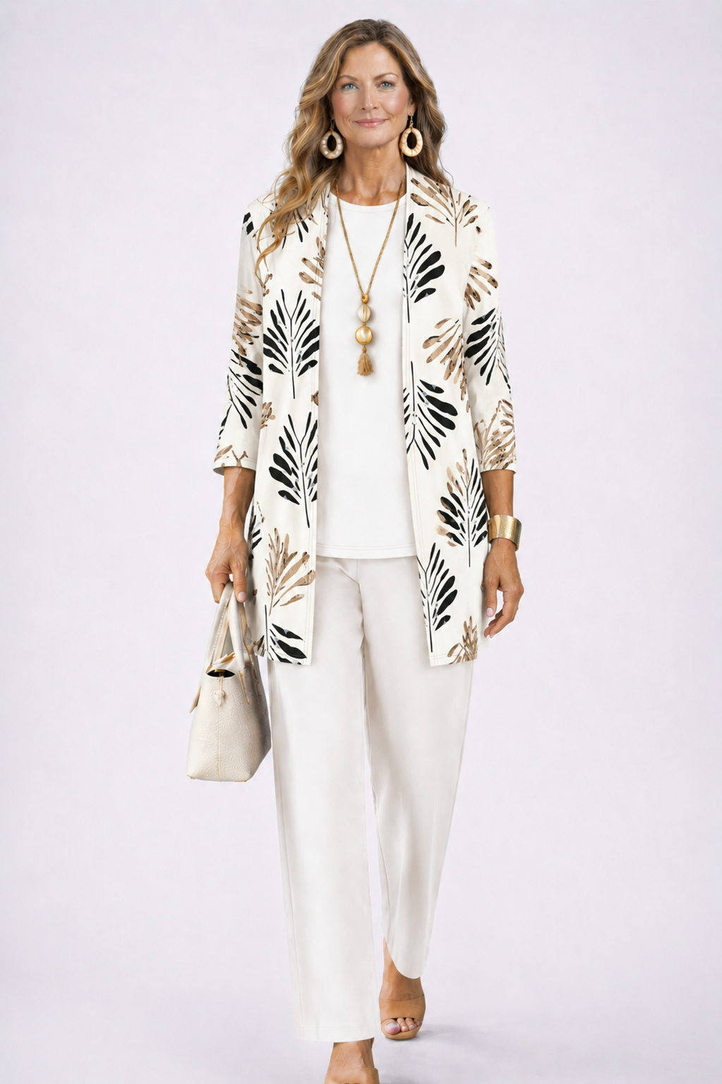 Iris 3-Piece Set | Relaxed Fit, Lightweight, Printed Trousers 12