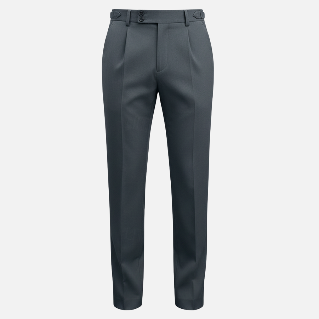 Pantalones de vestir entallados para hombre - Pantalones formales clásicos a medida