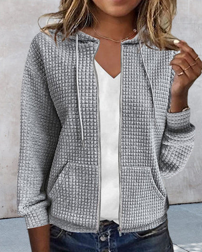 Jane | Women's Zip-Up Casual Hoodie 0
