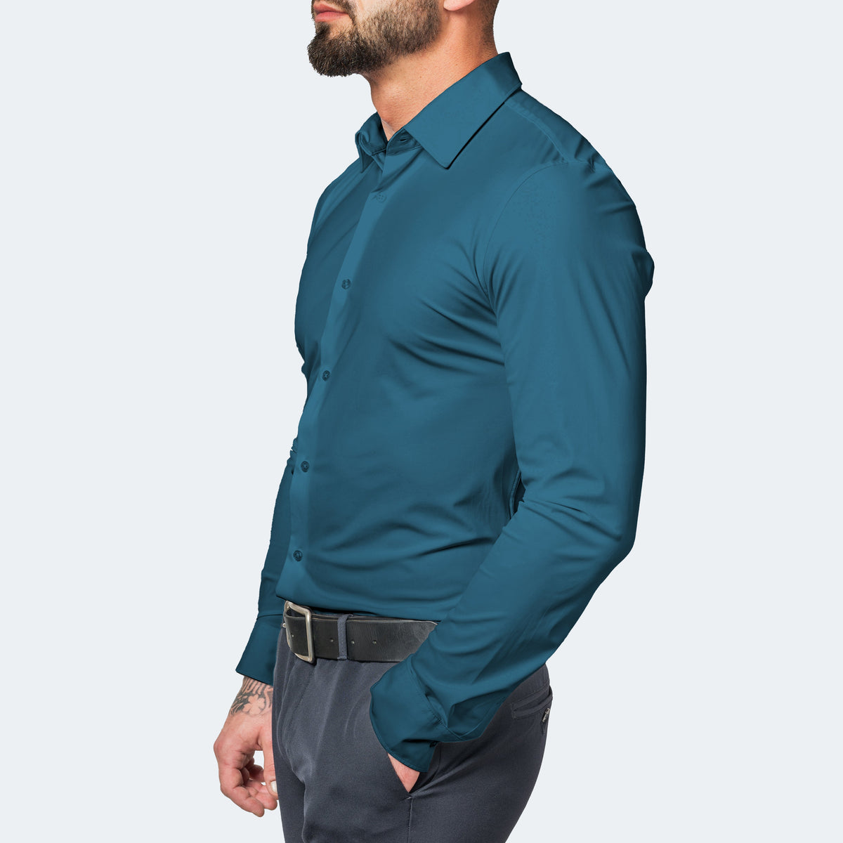 Men's Stretch Long Sleeve Shirt