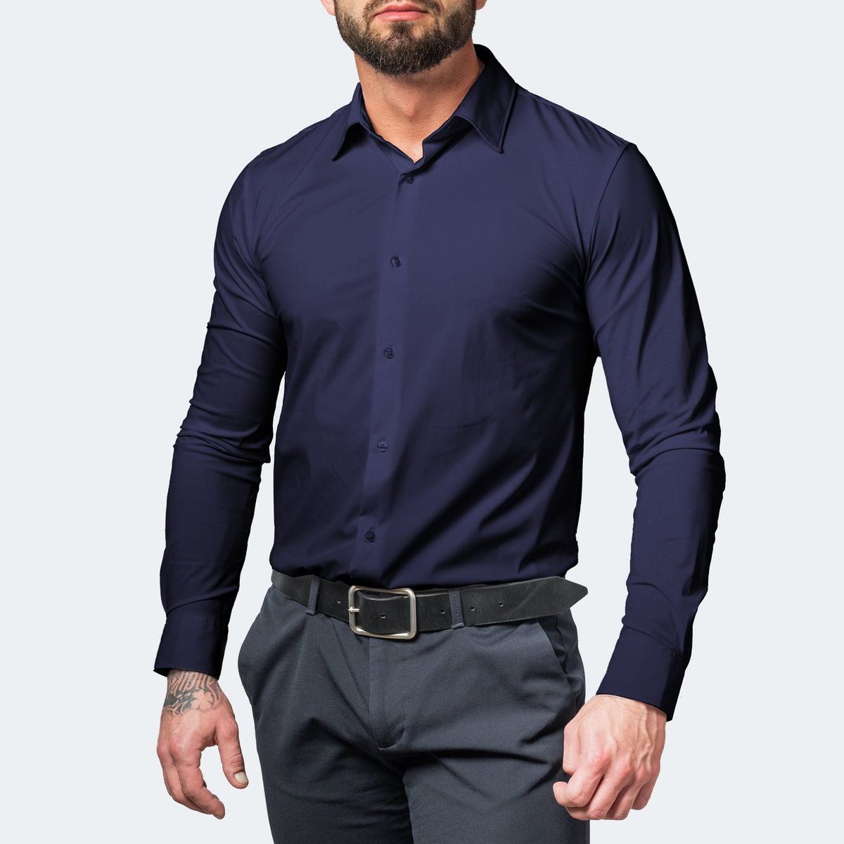 Men's Stretch Long Sleeve Shirt