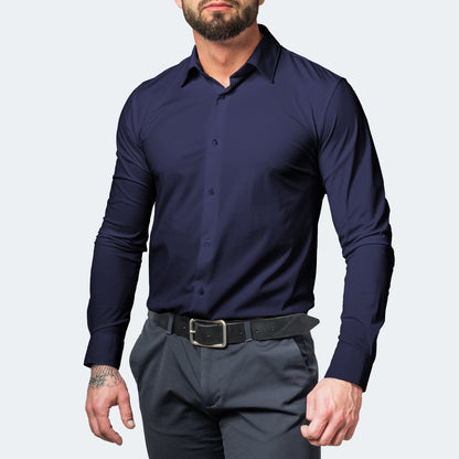 Men's Stretch Long Sleeve Shirt