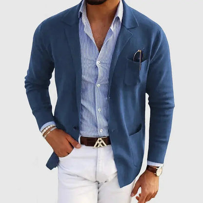 KNIT BLAZER JACKET FOR MEN 0