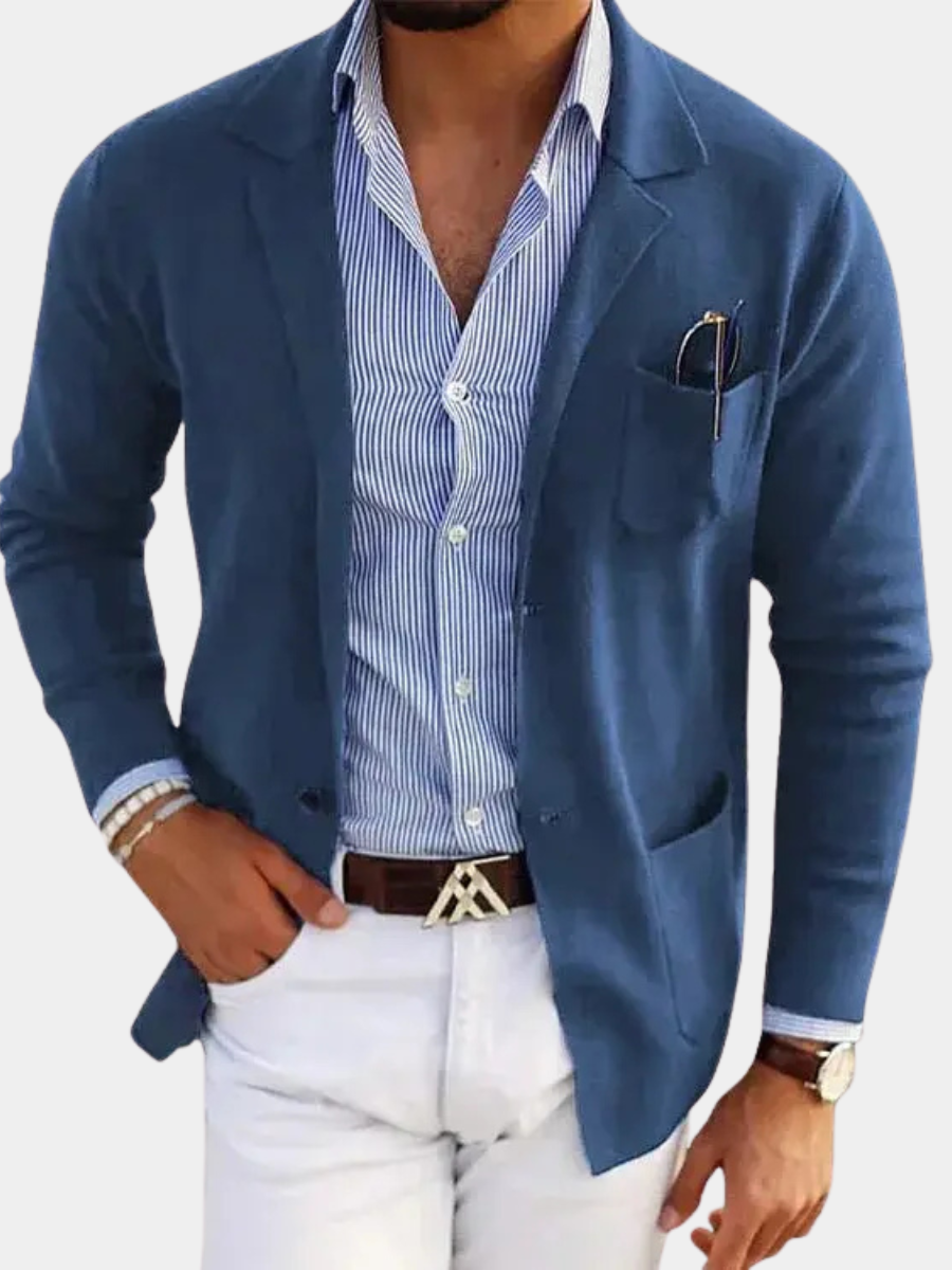 KNIT BLAZER JACKET FOR MEN 1