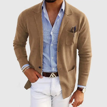 KNIT BLAZER JACKET FOR MEN 2