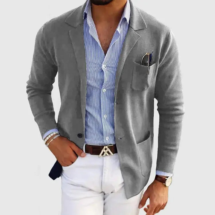 KNIT BLAZER JACKET FOR MEN 3