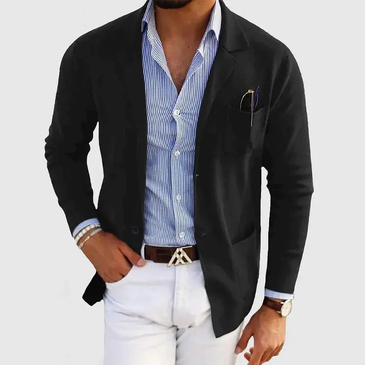KNIT BLAZER JACKET FOR MEN 4