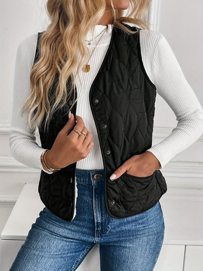 Kendra | Reversible Quilted Vest 4
