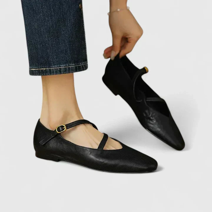 Kora Women's Flats | Adjustable Straps, Cushioned Insole, Non-Slip 5