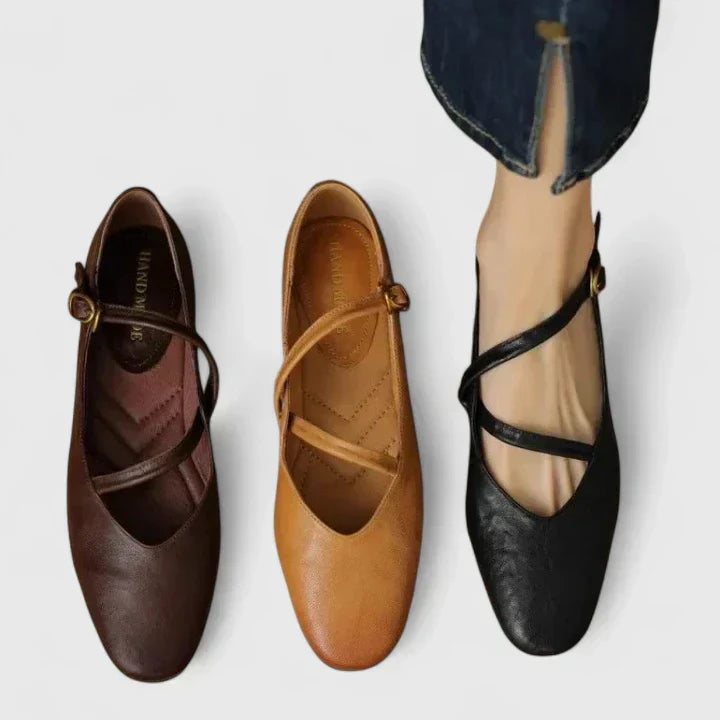 Kora Women's Flats | Adjustable Straps, Cushioned Insole, Non-Slip 7