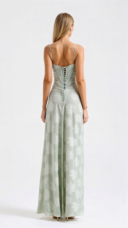 Lauren | Women’s Wedding Guest Dress Bustier Maxi Dress 6
