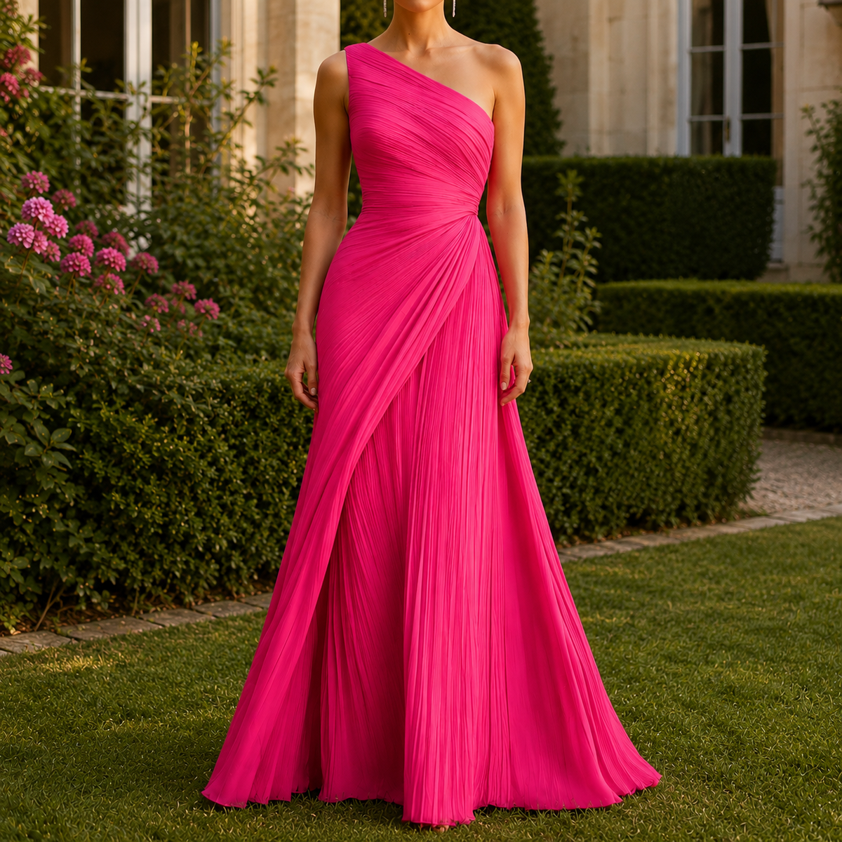 Leonie-Mae One-Shoulder Dress 0