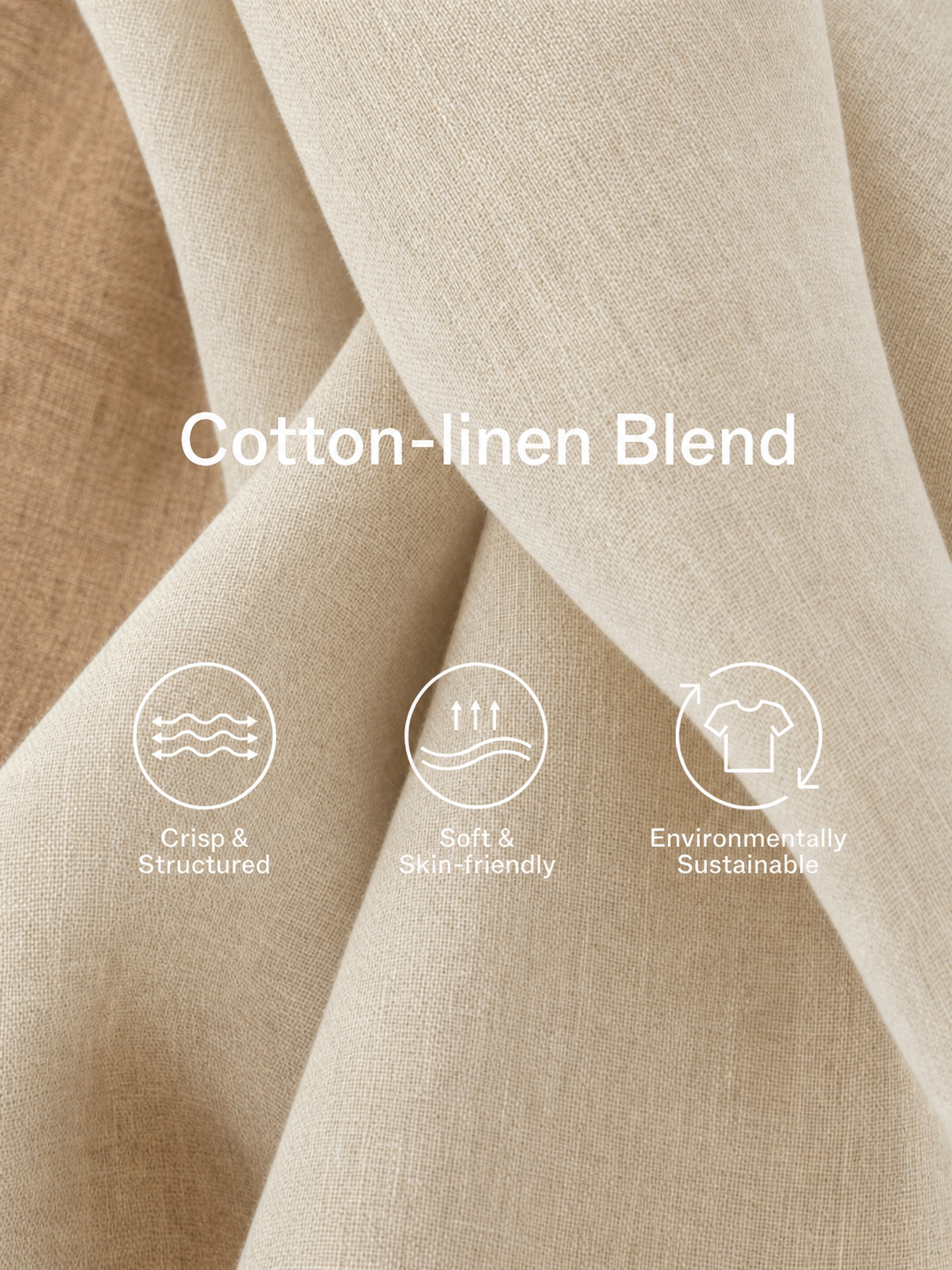 Women's Linen Mini Dress – Halter Neck, Cotton-Blend, Fitted Waist