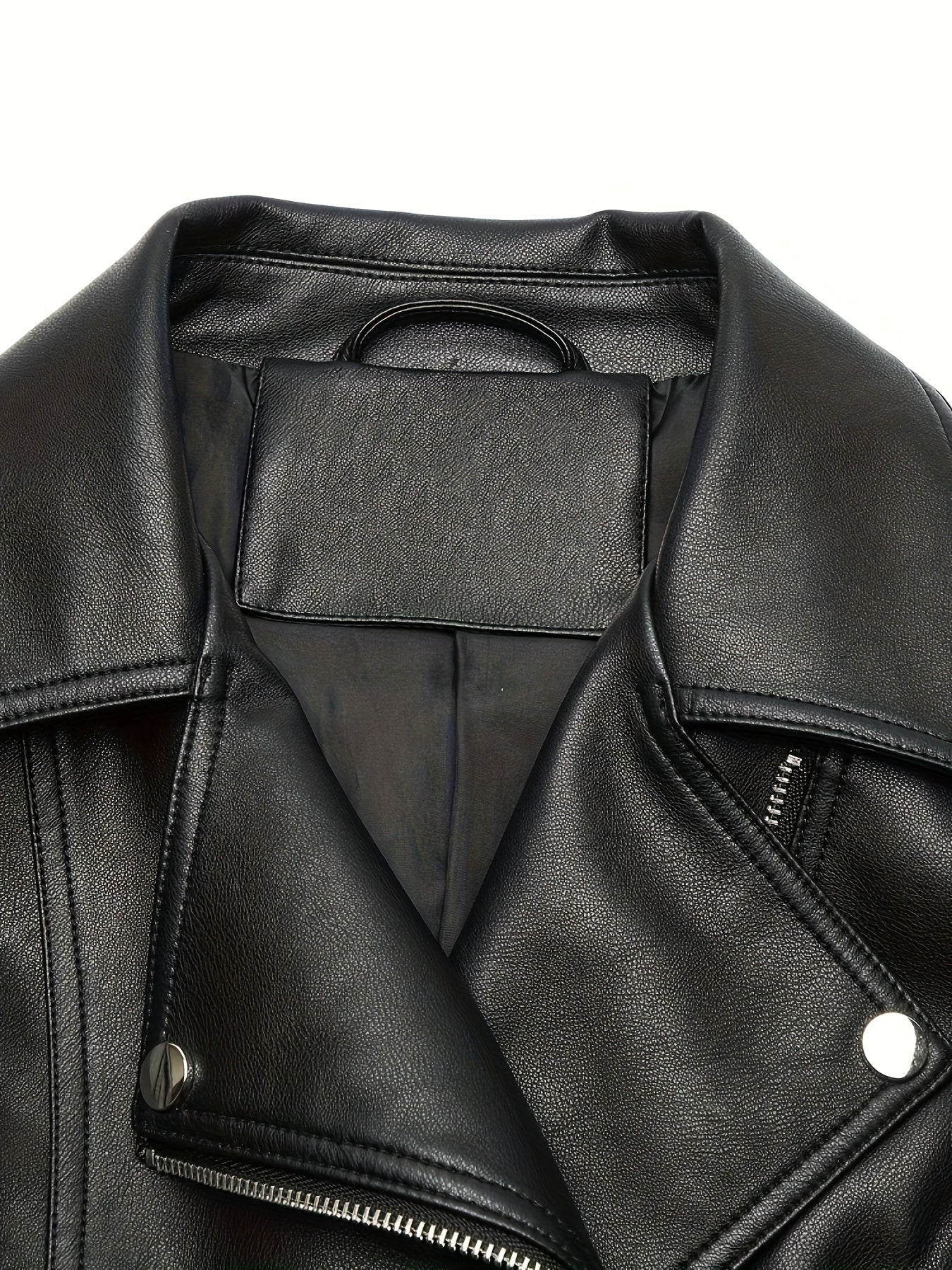 Mabel | Sculpted Zip-Front Moto Jacket 3