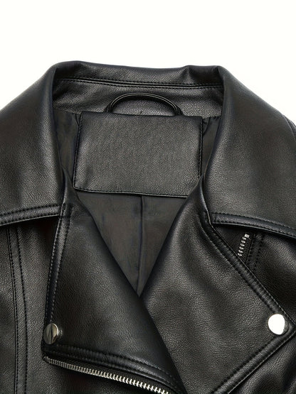 Mabel | Sculpted Zip-Front Moto Jacket 3