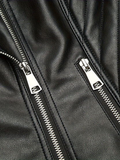 Mabel | Sculpted Zip-Front Moto Jacket 5
