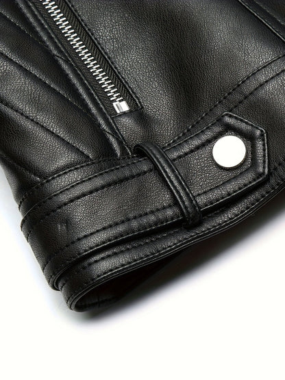 Mabel | Sculpted Zip-Front Moto Jacket 7