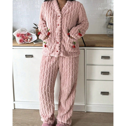 Maribel | Cozy Cherry Two-Piece Set 1