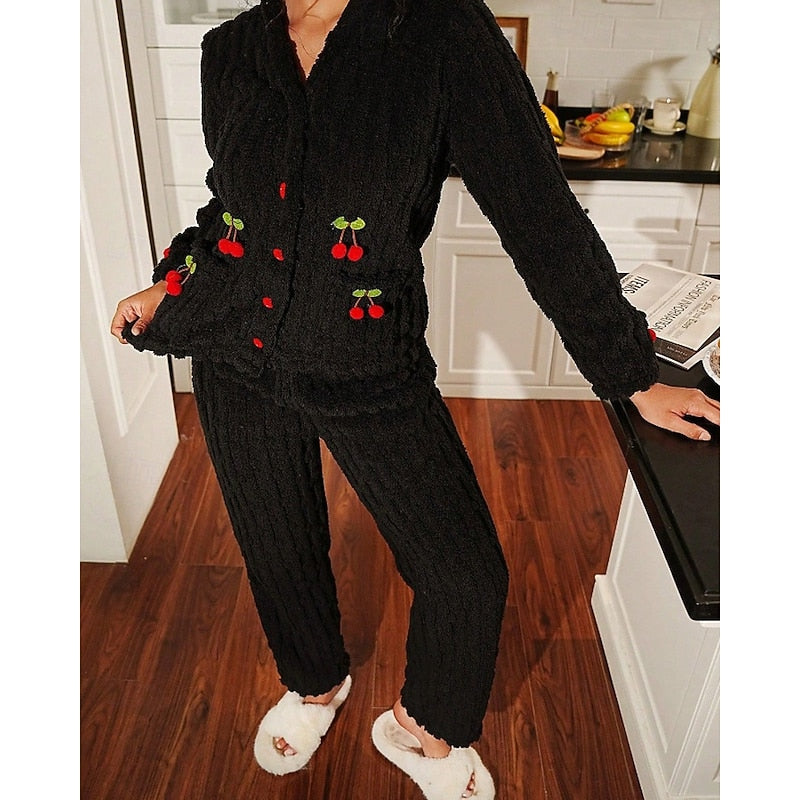 Maribel | Cozy Cherry Two-Piece Set 11
