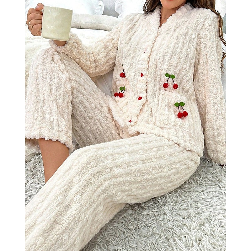 Maribel | Cozy Cherry Two-Piece Set 4