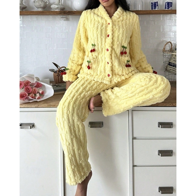 Maribel | Cozy Cherry Two-Piece Set 5