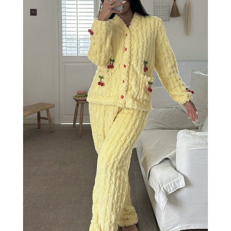 Maribel | Cozy Cherry Two-Piece Set 7