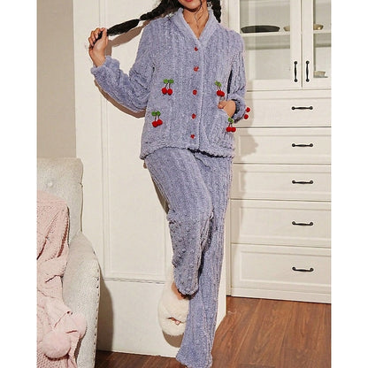 Maribel | Cozy Cherry Two-Piece Set 9