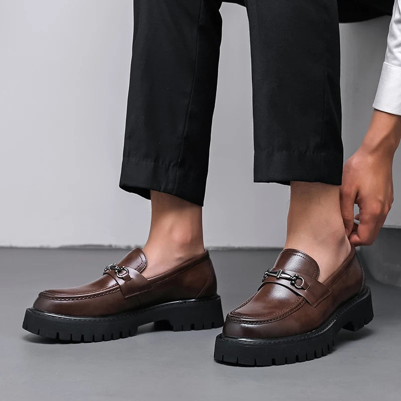 Marino Leather Dress Loafers 4